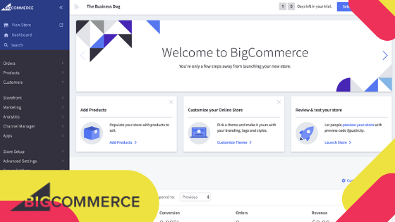 BigCommerce ecommerce platform 2020